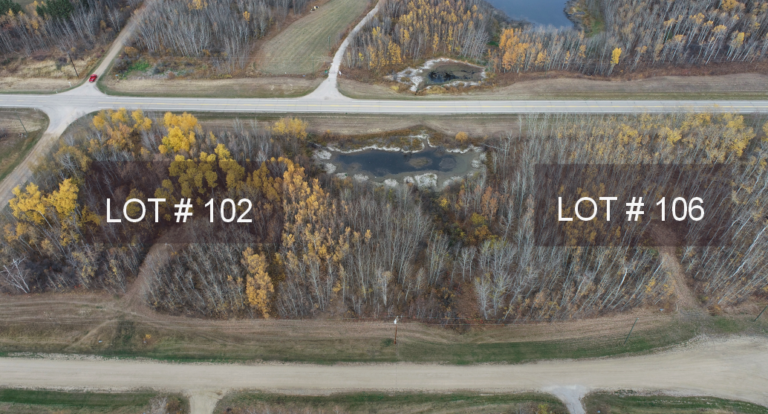 Overview of the lots available