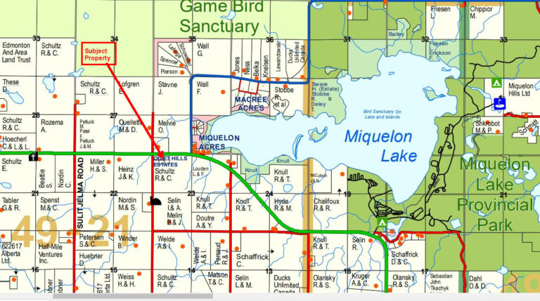 County Map of the area